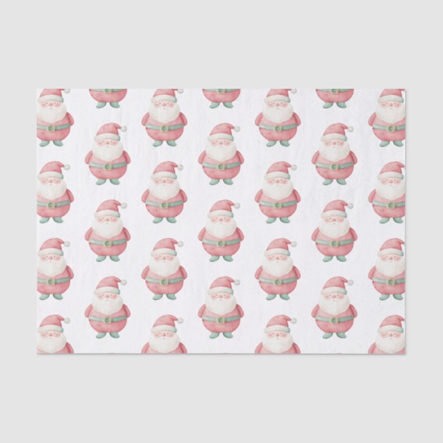 Papier Mousseline Noël Père Noël (Recto)