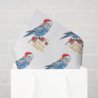 Papier Mousseline Noël Perruche
