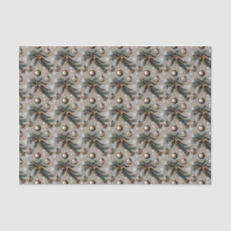 Papier Mousseline Noël rustique