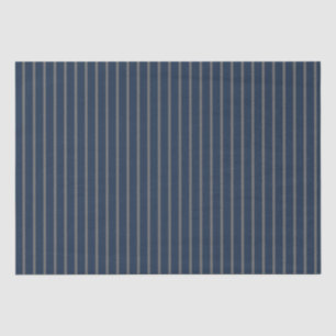 Papier Mousseline Noël Vacances Élégant Classique Marine Bleu