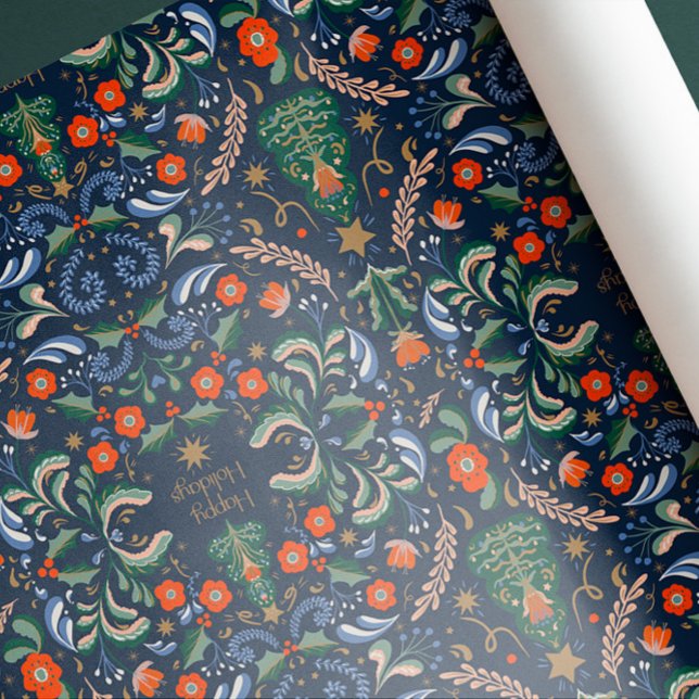 Papier Mousseline Noël vintage rétro (Créateur téléchargé)