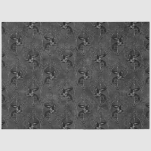 Papier Mousseline Noir et Gold Circus Series Design 14