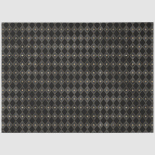 Papier Mousseline Noir et Or série Circus Design 8