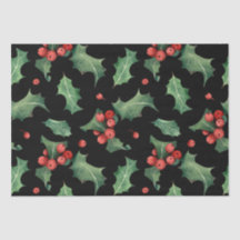 Noir rouge de Noël Mistletoe verte