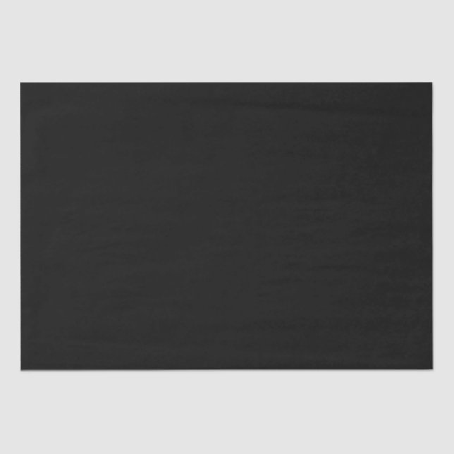 Papier Mousseline Noir solide  (Recto)