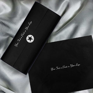 Papier Mousseline Noir - Solide - Aucun Motif