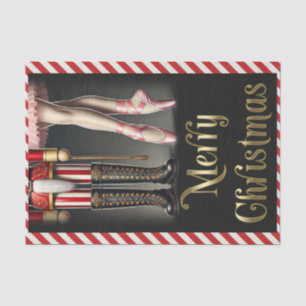 Papier Mousseline Noisette & Ballerina Black Gold Joyeux Noël