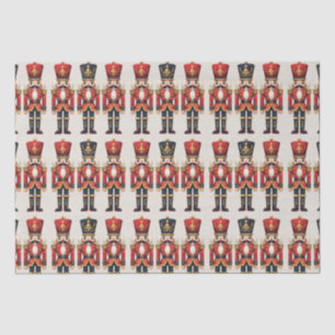 Papier Mousseline Noisette Soldats Noël