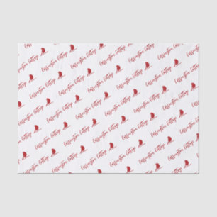Papier Mousseline Nom de l'entreprise et logo personnalisé. Emballag