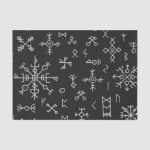 Papier Mousseline Norse Runes