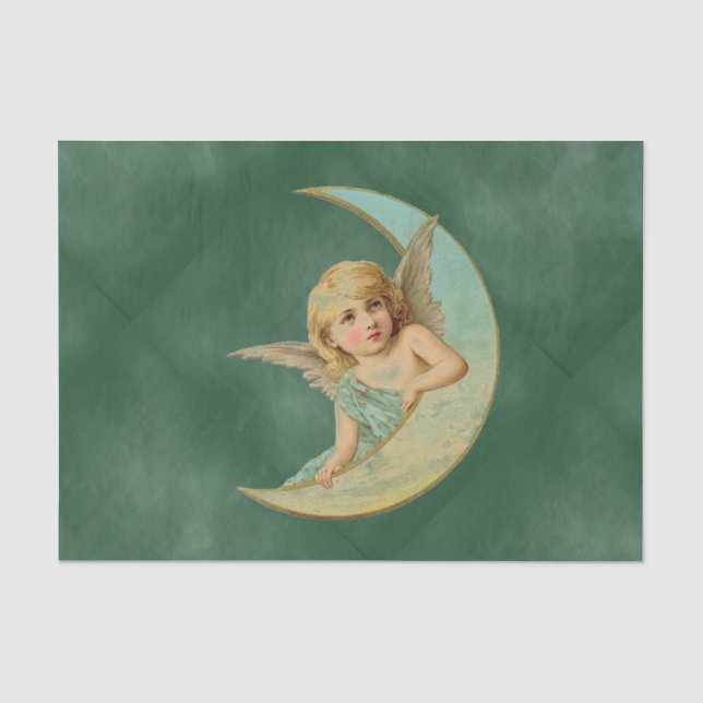 Papier Mousseline Nostalgique Vintage Angel (Recto)