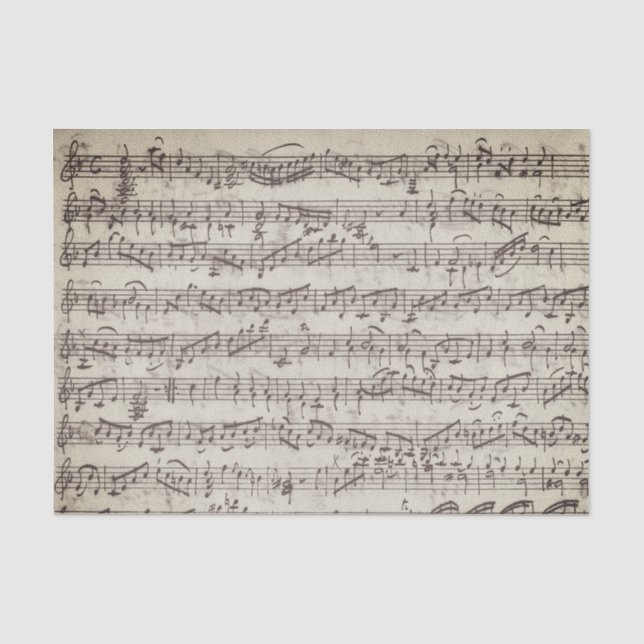 Papier Mousseline Notes manuscrites vintages  (Recto)