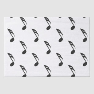 Papier Mousseline Notes musicales
