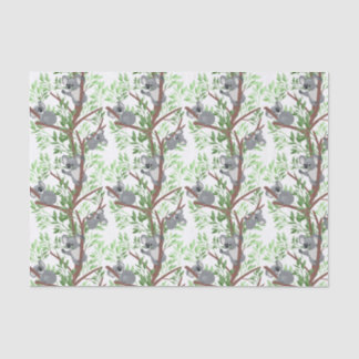 Papier Mousseline Nounours Koala