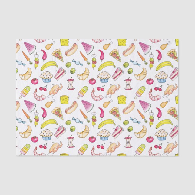 Papier Mousseline Nourriture (Recto)