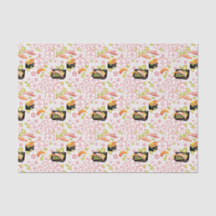 Papier Mousseline Nourriture japonaise : Sushi Motif 2