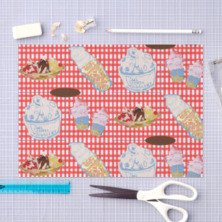 Papier Mousseline Nous crions tous pour la crème glacée