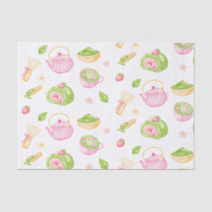 Papier Mousseline Nous t'aimons tellement Matcha Baby Girl Shower