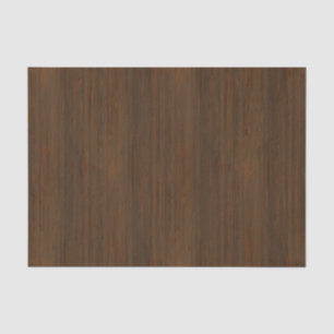 Papier Mousseline Noyer foncé Brown Bambou en bois Grain Look