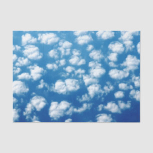 Papier Mousseline Nuages dans le ciel motif