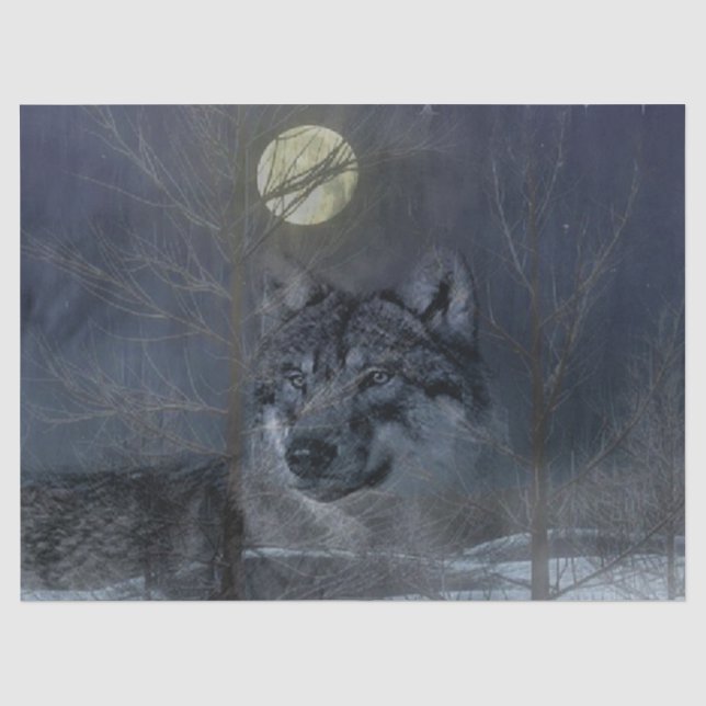 Papier Mousseline Nuit de la Lune Spirit (Recto)