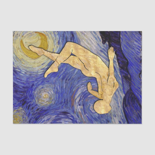 Papier Mousseline Nuit d'étoile Vincent Van Gogh (Recto)