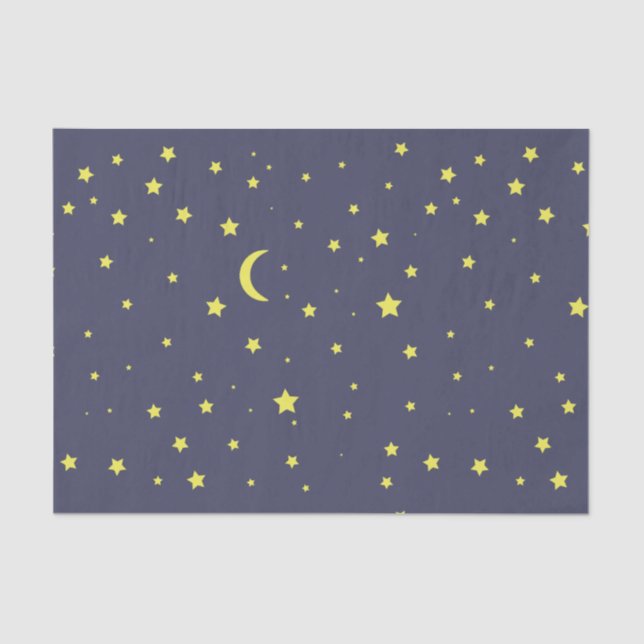 Papier Mousseline Nuit étoilée (Recto)