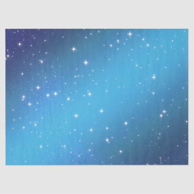 Papier Mousseline Nuit étoilée (Recto)