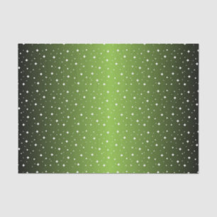 Papier Mousseline Nuit étoilée au vert brillant de la chaux