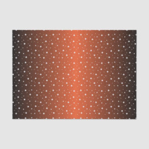 Papier Mousseline Nuit étoilée dans l'orange brulé
