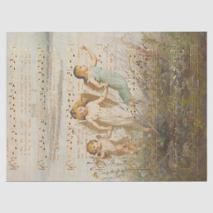 Papier Mousseline O Soirée Sainte avec les anges