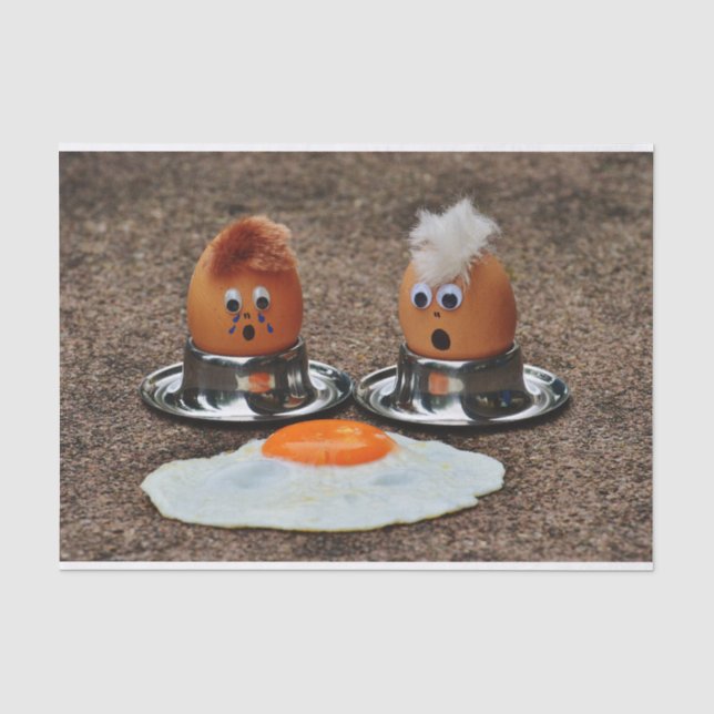 Papier Mousseline OEufs amusants (Recto)