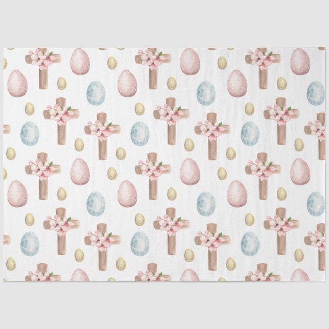 Papier Mousseline OEufs de Pâques Conception 3 (Recto)