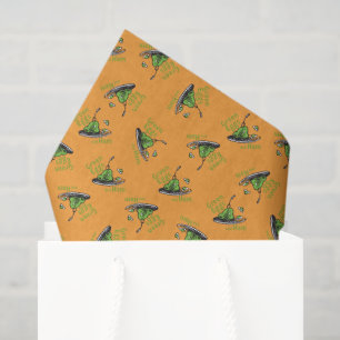 Papier Mousseline Œufs verts et jambon sur un motif