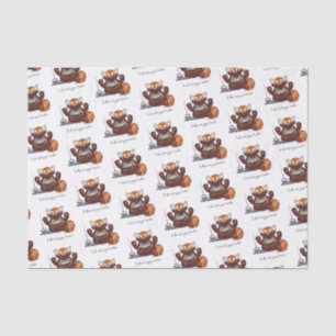 Papier Mousseline Œuvre d'art de remerciement pour le meilleur profe