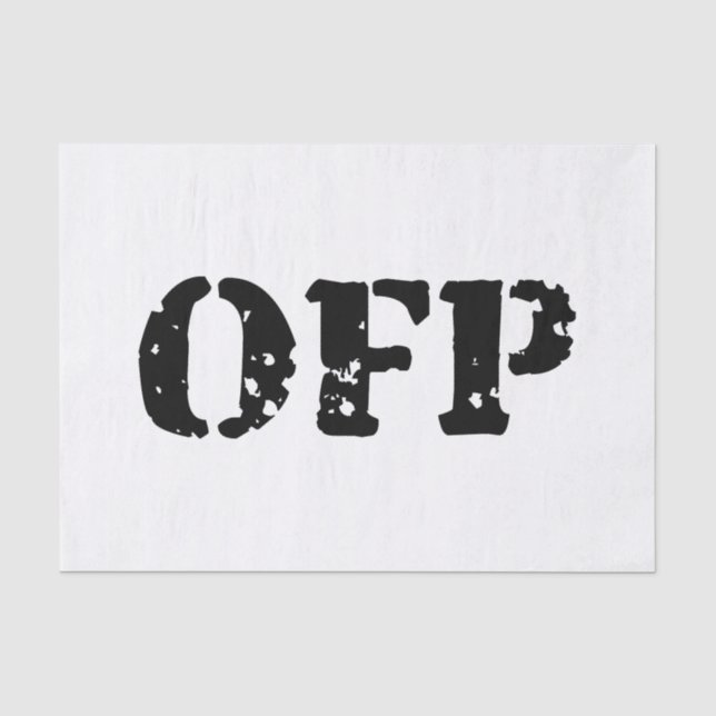 PAPIER MOUSSELINE OFP (Recto)