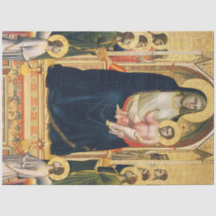 Papier Mousseline Ognissanti Madonna, Giotto, 1306-1310