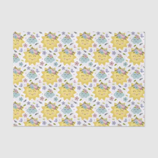 Papier Mousseline Oh Sunny Day Tissue Paper (Recto)