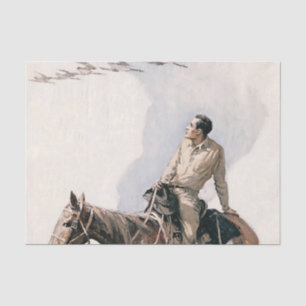 Papier Mousseline Oies sauvages Art occidental par WHD Koerner