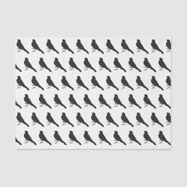 Papier Mousseline Oiseau canarien permanent (Recto)