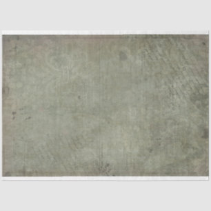 Papier Mousseline Old Grungy Journal Vintage Livre vert Tissu