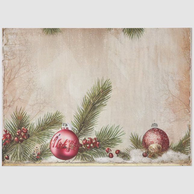 Papier Mousseline Ole Christmas Design Series #11 Tissu Paper (Recto)