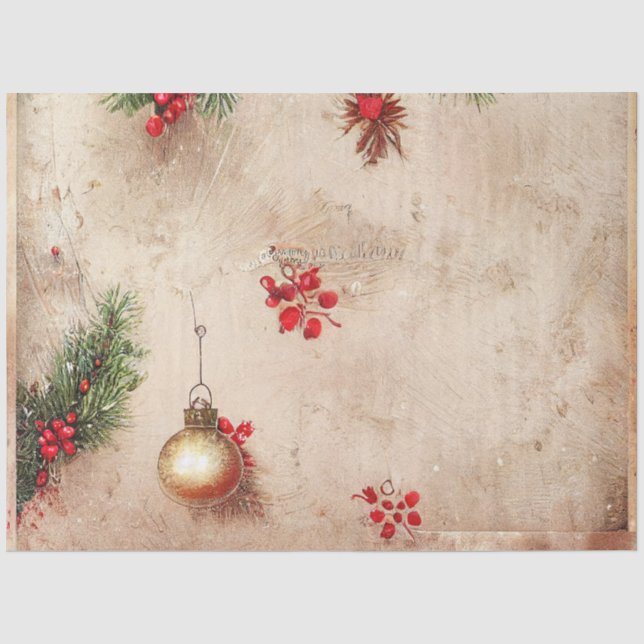 Papier Mousseline Ole Christmas Design Series #12 Tissu Paper (Recto)