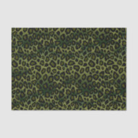 Olive Green et Black Leopard Poster de animal