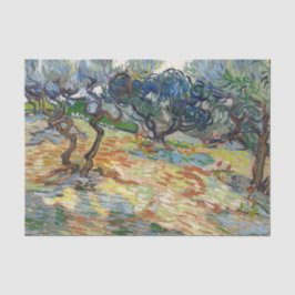Papier Mousseline Olive Trees par Vincent Van Gogh