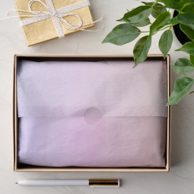 Papier Mousseline Ombré du coucher de soleil d'hiver (Cadeau)