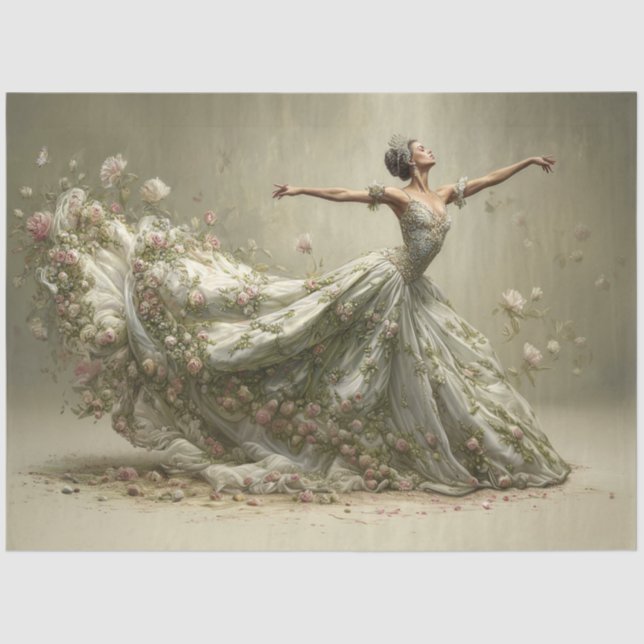 Papier Mousseline Once upon a Time Ballerina  (Recto)