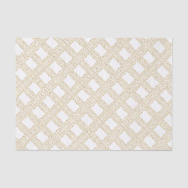 Papier Mousseline Or et blanc (Recto)