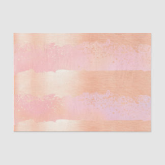 Papier Mousseline Or rose et rose de courses de brosse
