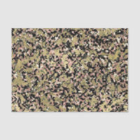 Or Rose Vert Noir Camouflage Fête d'anniversaire